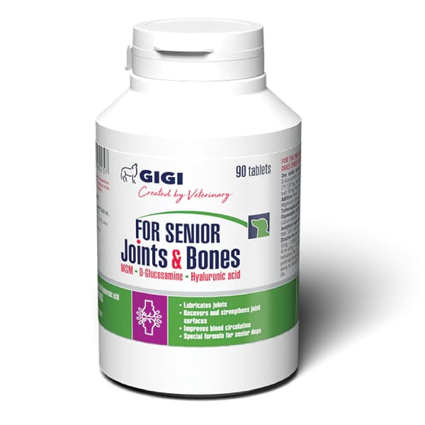 GIGI Senior Joints & Bones tabletes locītavām suņiem N90